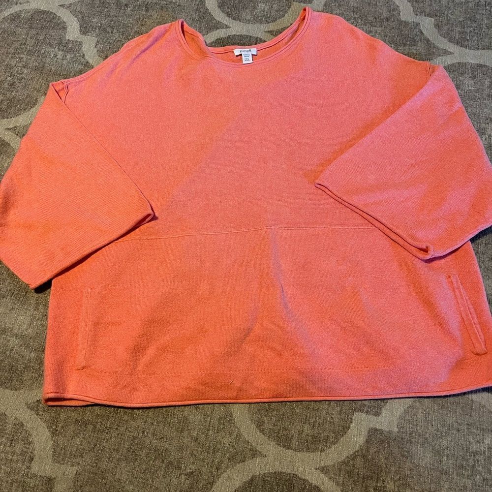 Pure Jill size xs petite oversized cashmere blend top